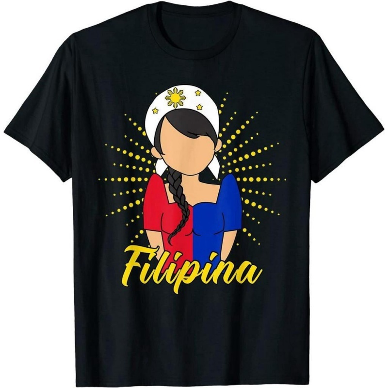 Men'S Fashion Philippines - Футболка с 3D-принтом «Филиппинская независимость» для