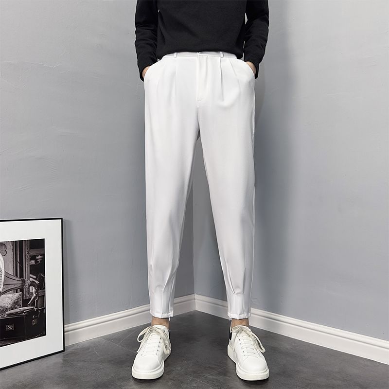Men'S Fashion Reviews - Мешковатые костюмные брюки для мужчин, летние