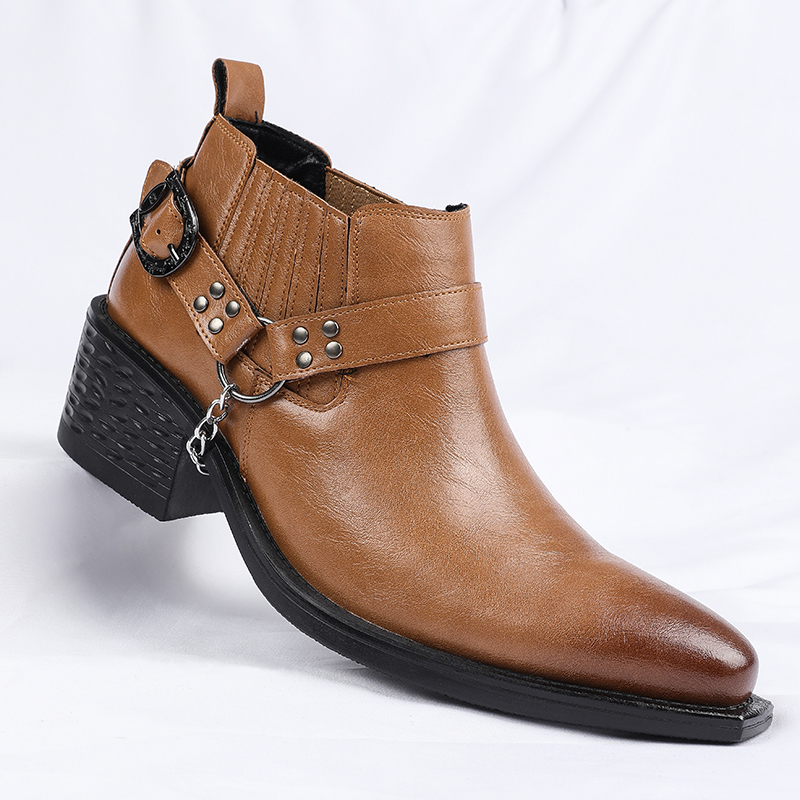 Chelsea Boots Men - Новые коричневые/черные мужские ботинки из коровьей