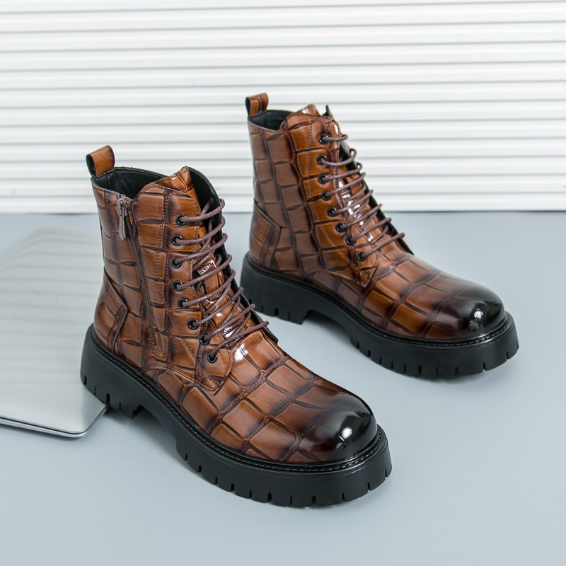 Chelsea Boots Men - Летние мужские модные ботинки челси, черные,