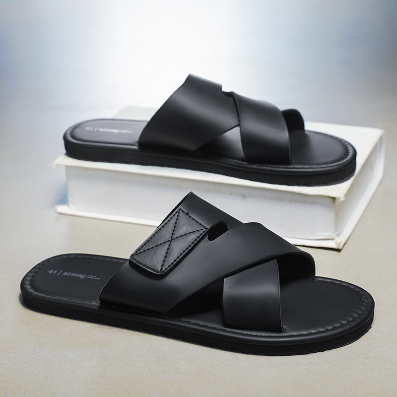 Men Fashion Korean Style - Мужские шлепанцы 2026: Новые летние повседневные