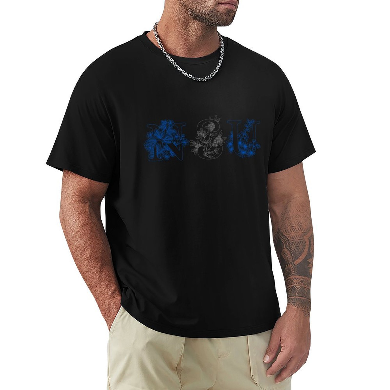Men'S Fashion Nova Shirts - Футболка с цветочным принтом NSU Nova