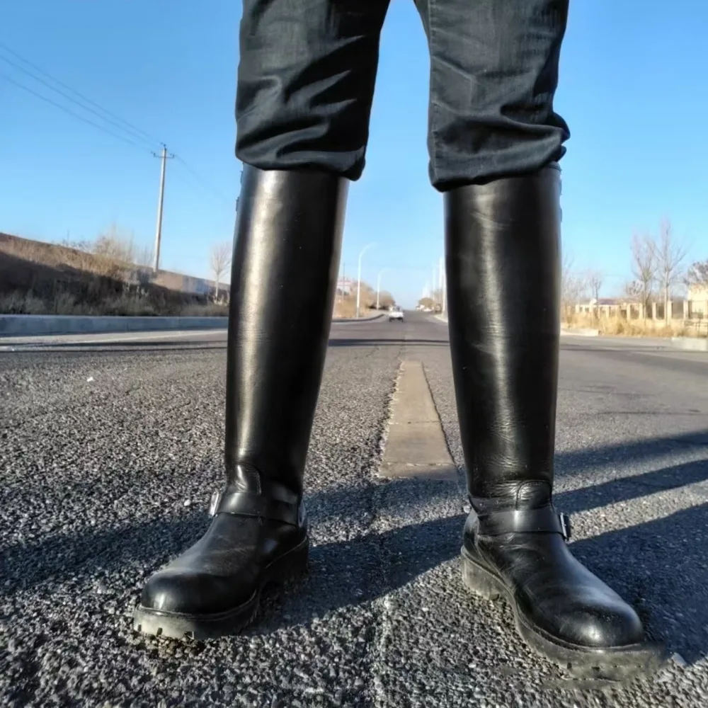 Chelsea Boots Men - Модные мужские длинные ботинки Chelsae из