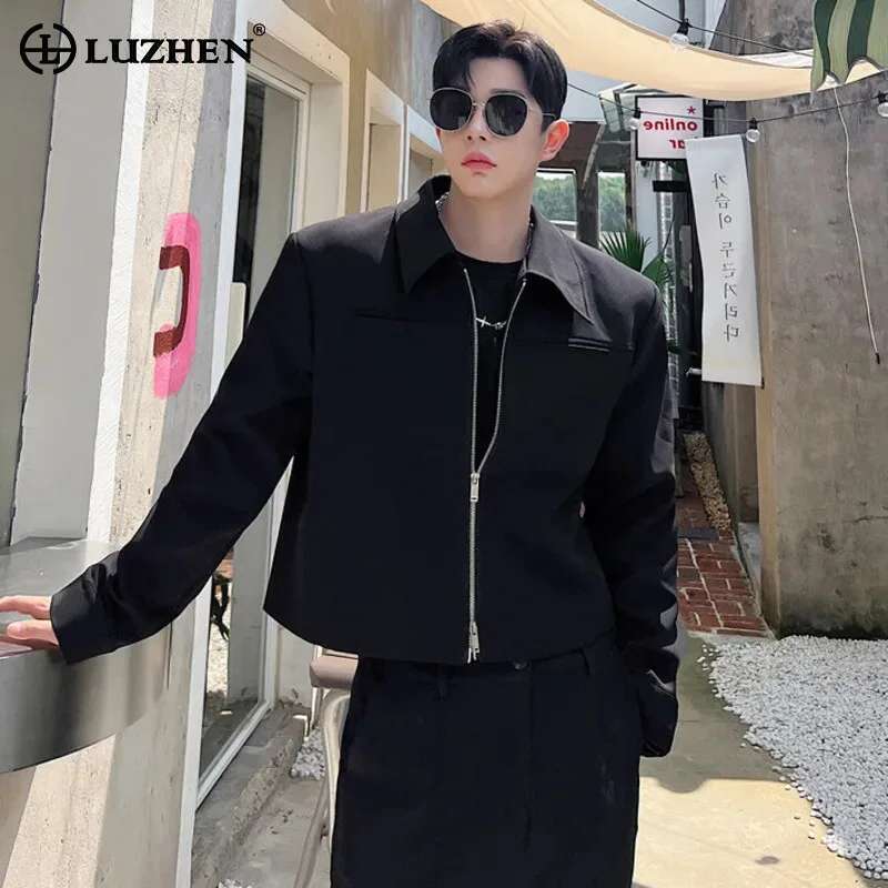 Men'S Fashion Reviews - LUZHEN модные весенние новые однотонные дизайнерские