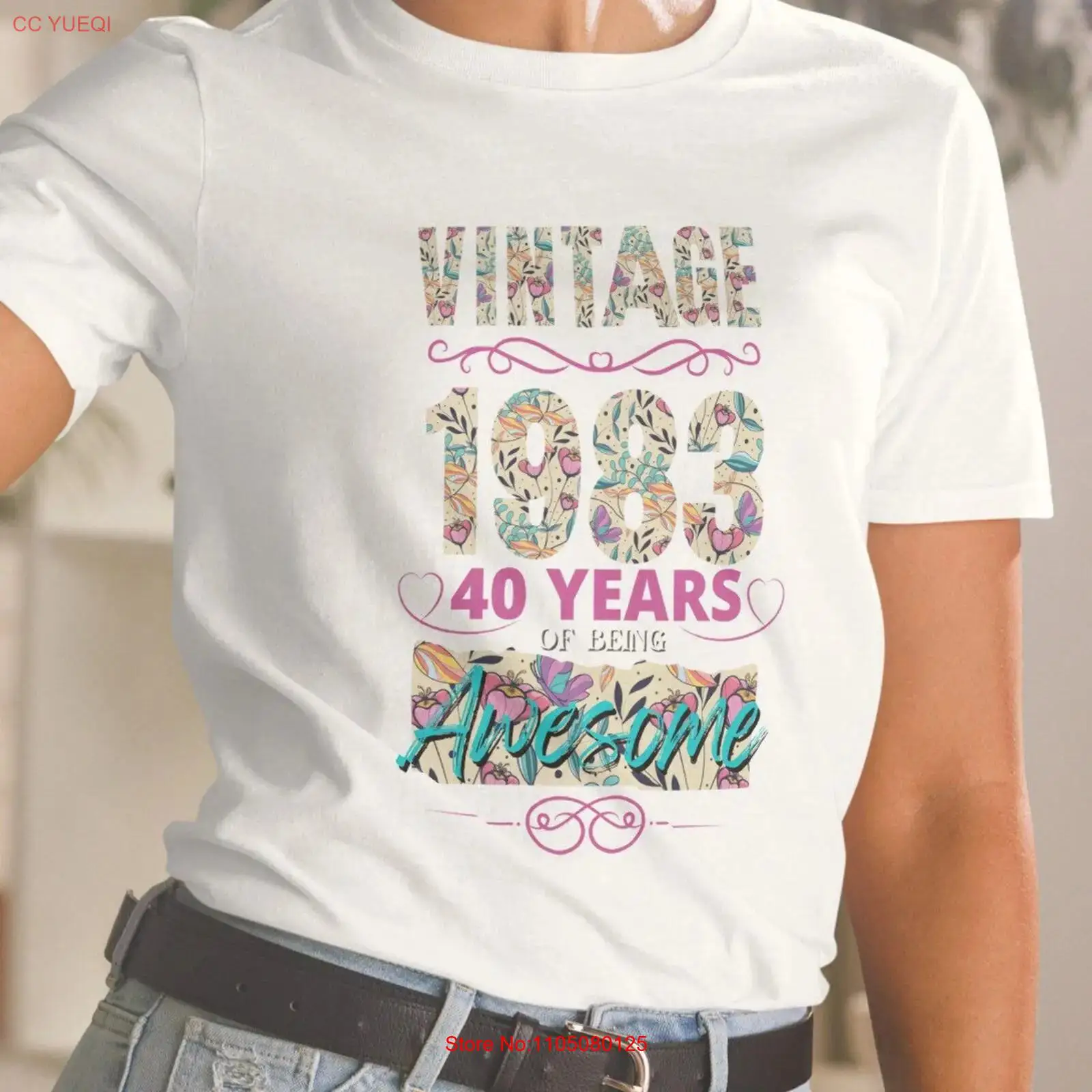 Men'S Fashion At 40 - Винтажная футболка 1983 года на 40-летие