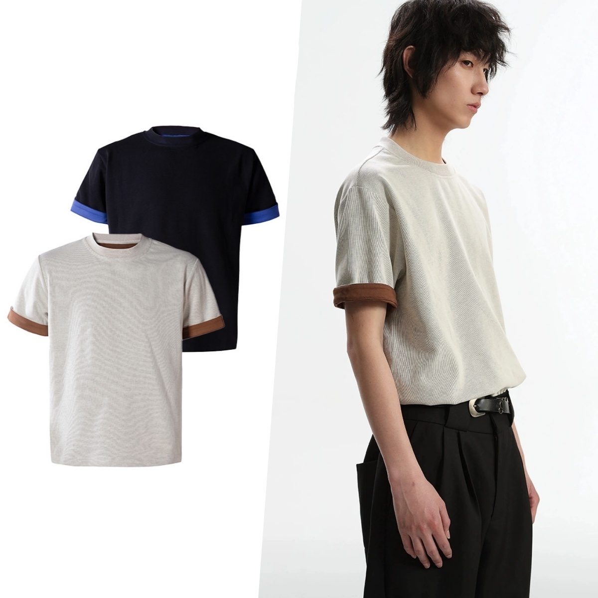 Men'S Fashion Reviews - Мужская футболка с коротким рукавом, круглым