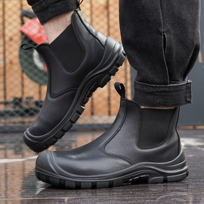 Мужские модные стальные носки  – обзор и цена Chelsea Boots Men