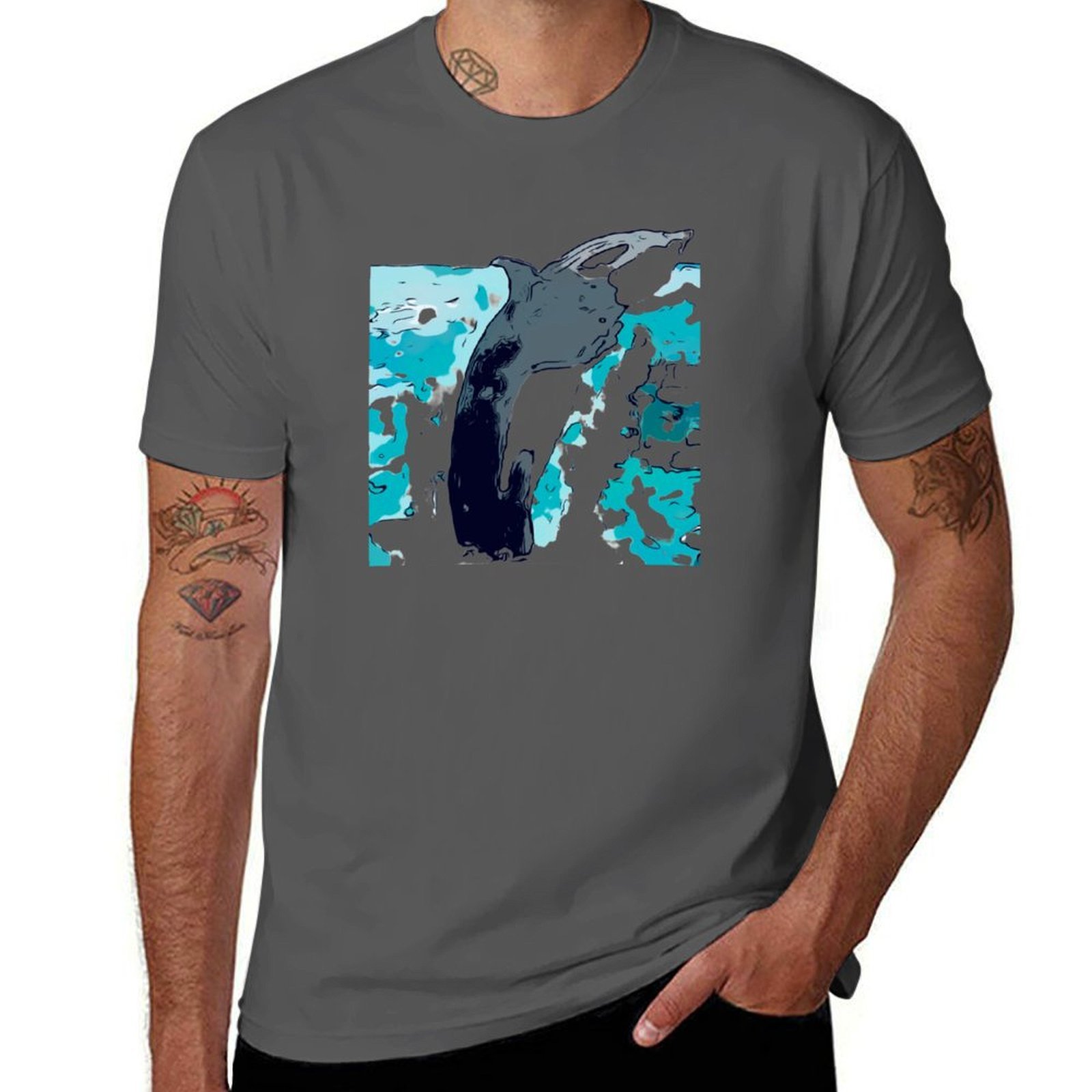 Футболка Nova Scotia Whale 2,  – обзор и цена Men'S Fashion Nova Shirts