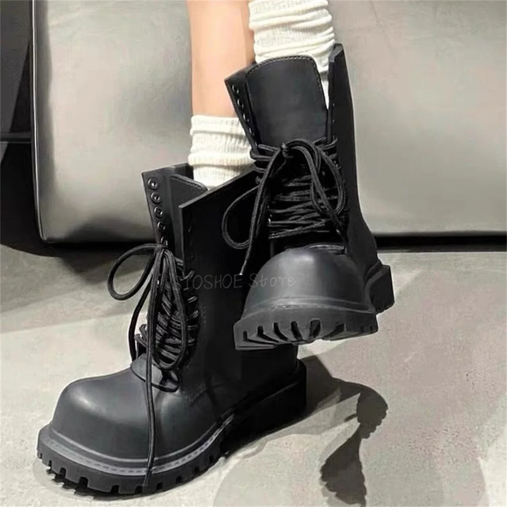 Черные ботинки с толстой подош – обзор и цена Chelsea Boots Men