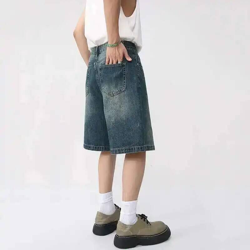 Летние джинсовые шорты мужские – обзор и цена Men Fashion Korean Style