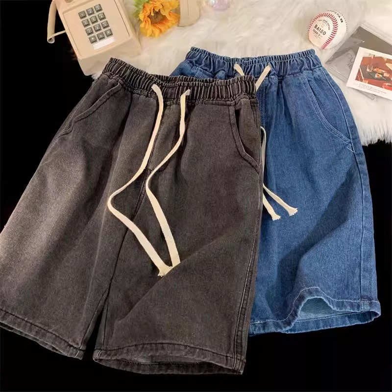 Новые мужские джинсовые шорты  – обзор и цена Men Fashion Korean Style