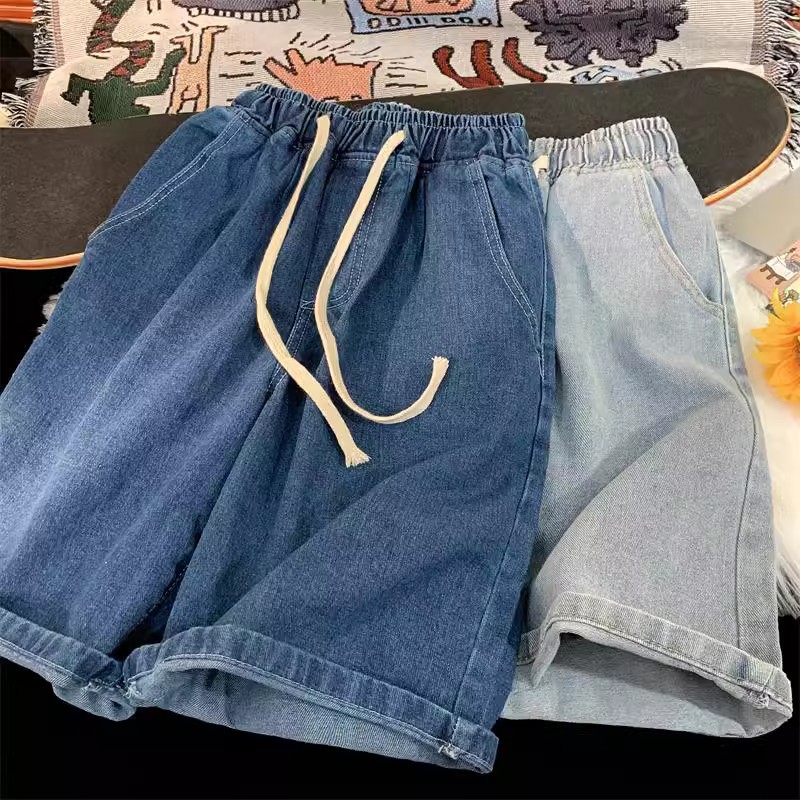 Новые мужские джинсовые шорты  – обзор и цена Men Fashion Korean Style