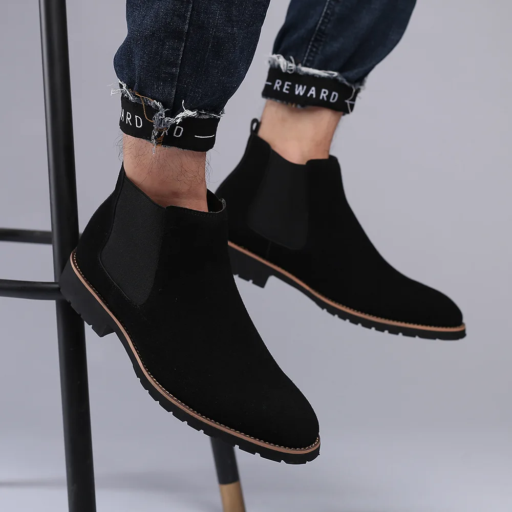 Мужские ботильоны, замшевые ко – обзор и цена Chelsea Boots Men
