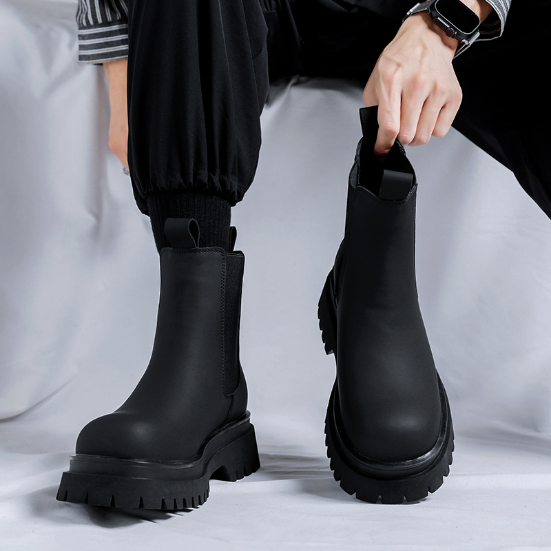 Мужские черные высокие ботинки – обзор и цена Chelsea Boots Men