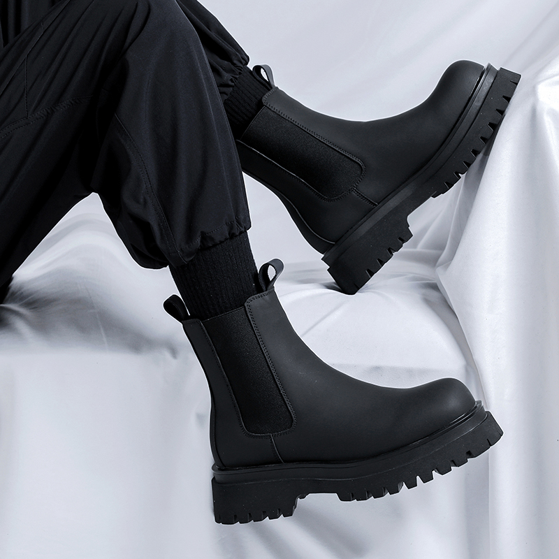Мужские черные высокие ботинки – обзор и цена Chelsea Boots Men