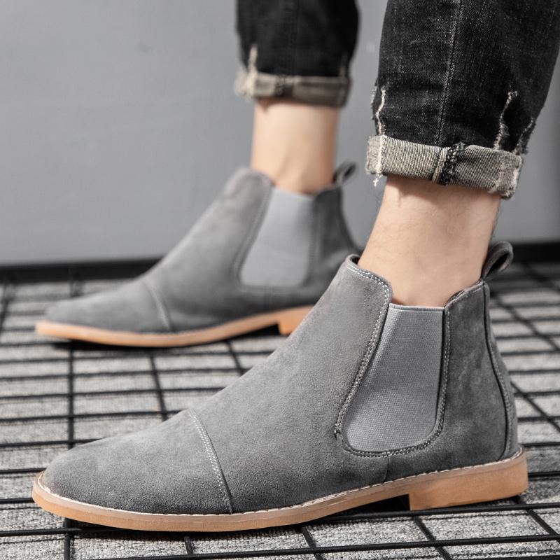 Мужские ботинки челси из замши – обзор и цена Chelsea Boots Men