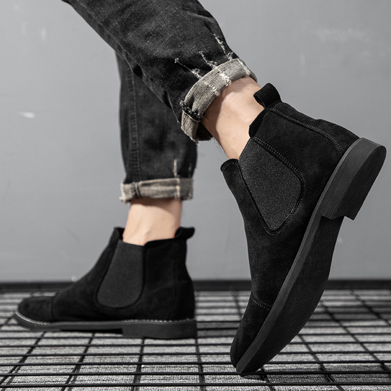 Мужские ботинки челси из замши – обзор и цена Chelsea Boots Men