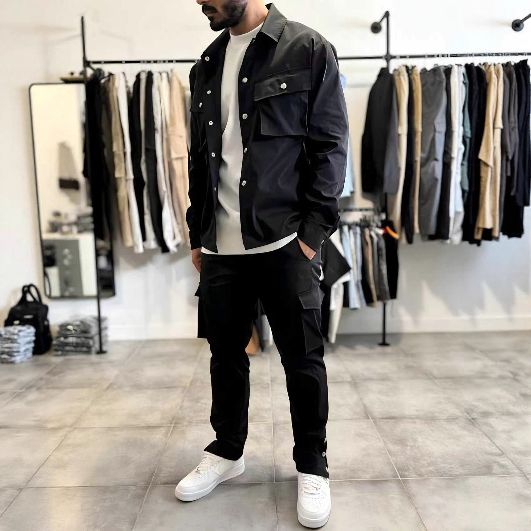Модный мужской повседневный ко – обзор и цена Jacket Mens Fashion